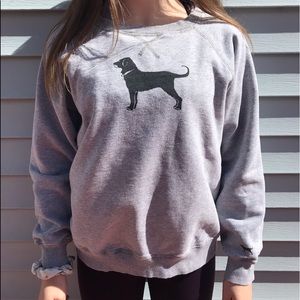 Black dog sweatshirt